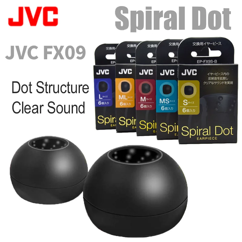 Anker Speaker Soundcore Boom 2 - JVC دوامة نقطة سماعات الأذن سيليكون
