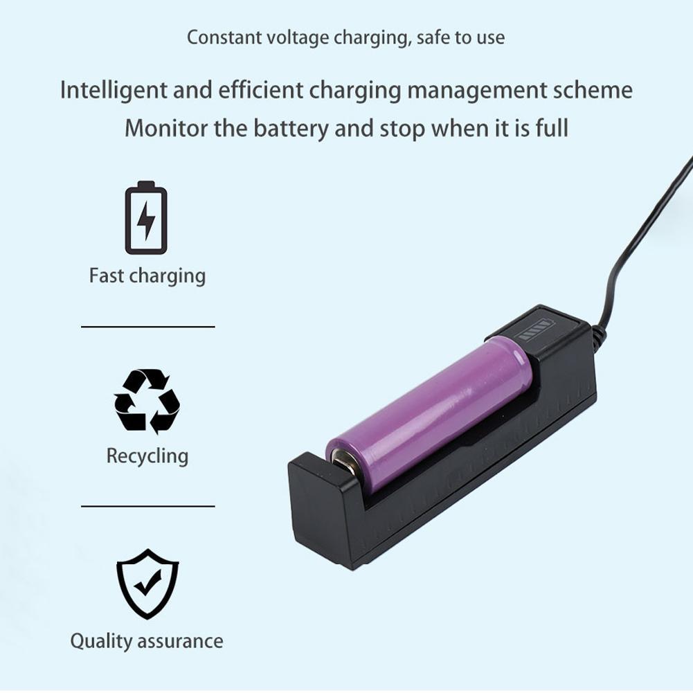 شاحن بطاريات 18650 عالمي ذكي ب - مراجعة Vape Battery 18650 وسعره