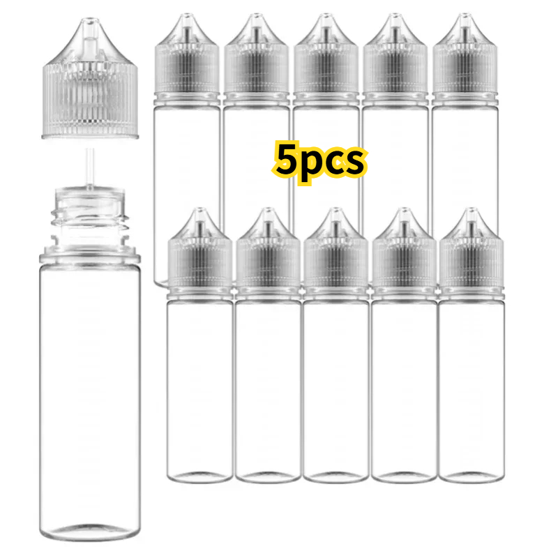 5 قطعة 30 مللي-120 مللي PET زج - مراجعة Juice Bottle Dropper وسعره