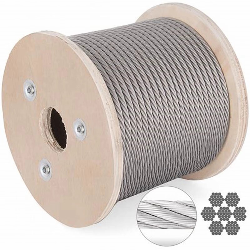سلك حبل 7X19 قطر 3.18 مللي متر - مراجعة Stainless Wire Ss316 وسعره